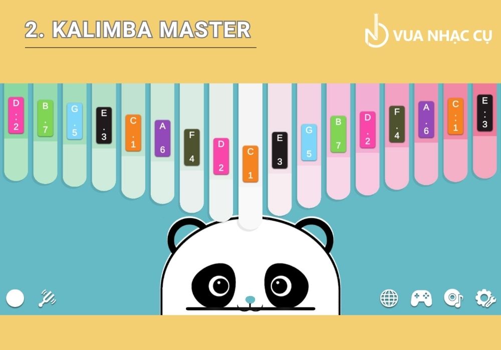 Kalimba Master phần mềm để chơi kalimba online